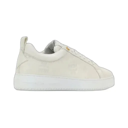 Logo-Embossed Lace-Up Sneakers