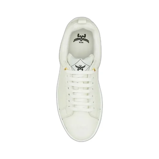 Logo-Embossed Lace-Up Sneakers