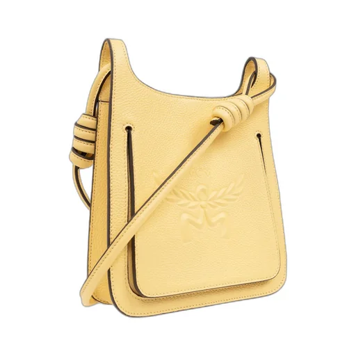 Mini Himmel Logo Embossed Hobo Bag