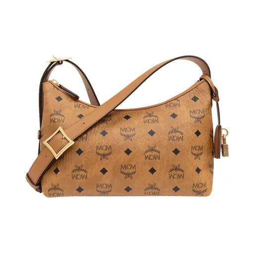 Small Aren Visetos Zipped Crossbody Bag