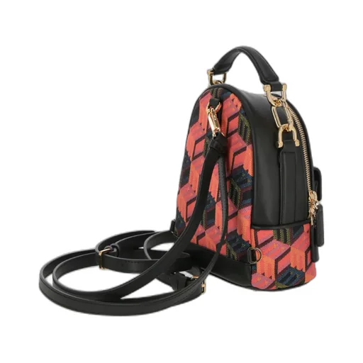 Patricia Cubic Monogram Jacquard Backpack