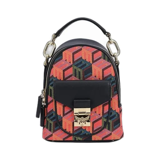 Patricia Cubic Monogram Backpack