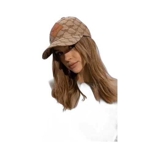 Monogram Logo Patch Baseball Cap