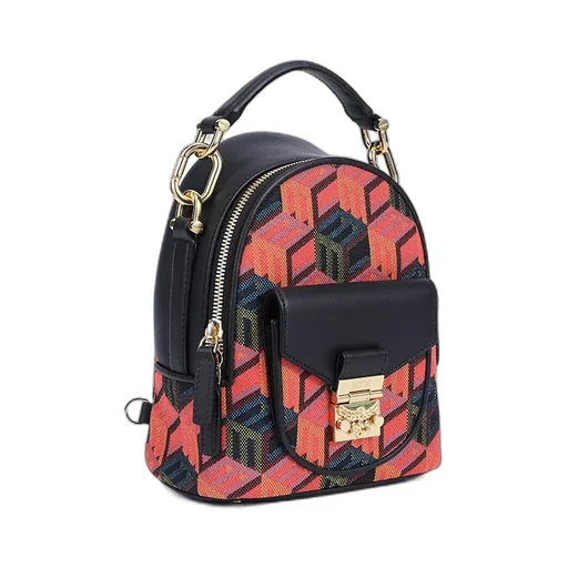 Patricia Cubic Monogram Backpack