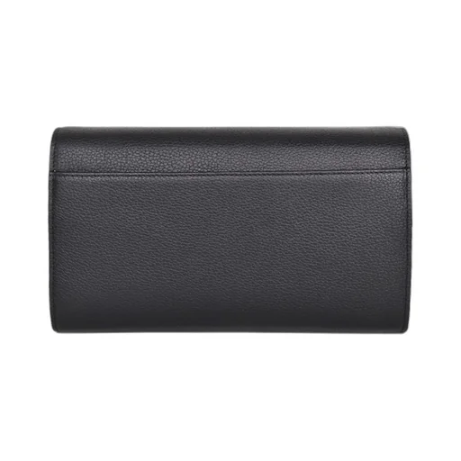 Litchi Emblem Single Shoulder Bag