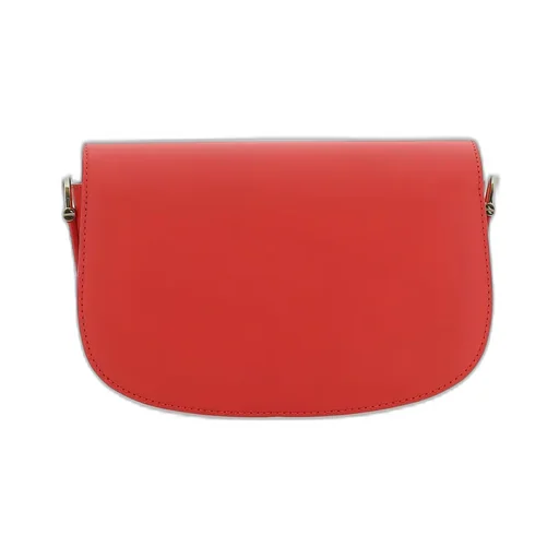 Logo Concave Embossed Shoulder Bag