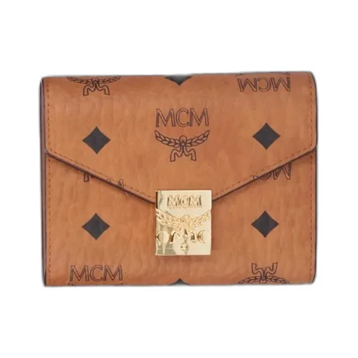 Visetos Monogram Printed Tri-Fold Wallet