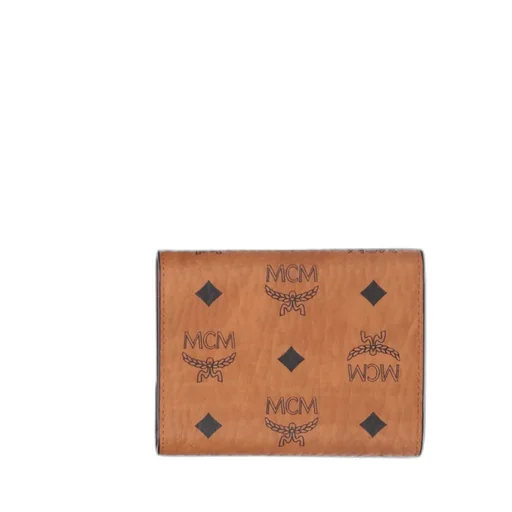 Visetos Monogram Printed Tri-Fold Wallet