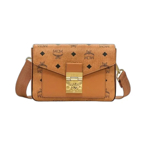 Millie Visetos Logo Printed Small Crossbody Bag