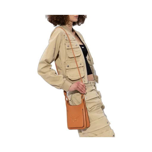 Mini Himmel Logo Embossed Hobo Bag