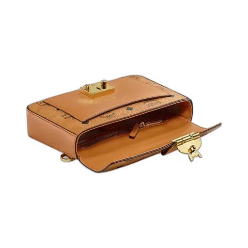 Millie Visetos Logo Printed Small Crossbody Bag