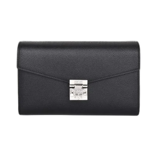 Litchi Emblem Single Shoulder Bag