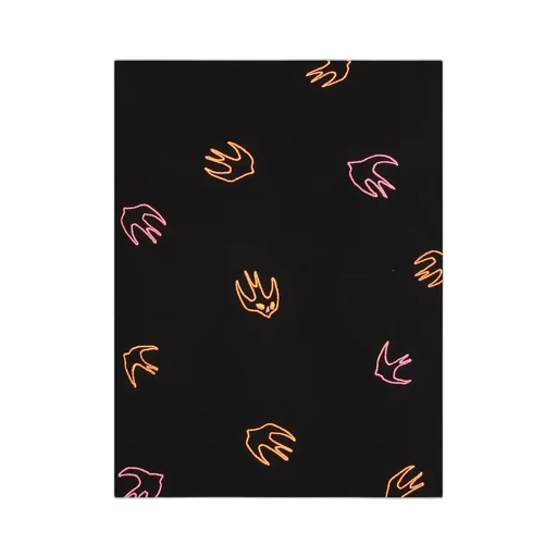 Swallow Embroidered Hooded Sweater