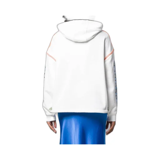 Pattern Printed Hooded Sweater