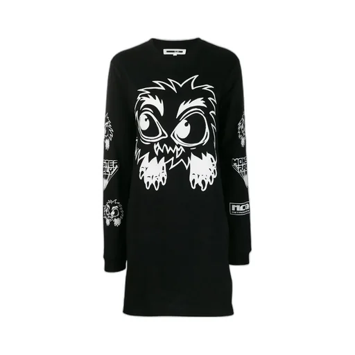 Monster Pattern Printed Dress