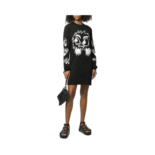 Monster Pattern Printed Dress