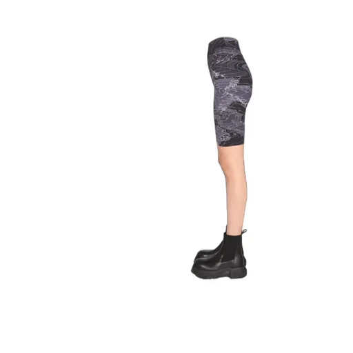 Graphic Printed Cycling Shorts
