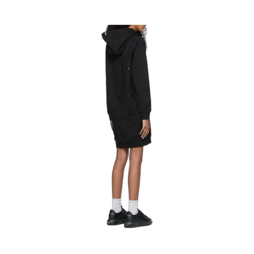 Logo Print Hooded Dress