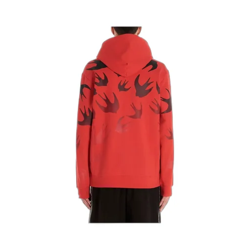 Swallow Printed Hooded Sweater