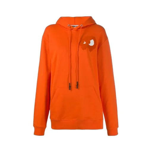 Monster Print Hooded Hoodie