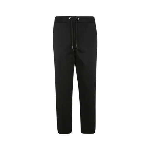 Cuffed Stripe-Detail Track Pants