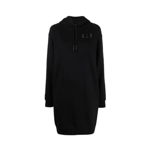 Logo Print Hooded Dress