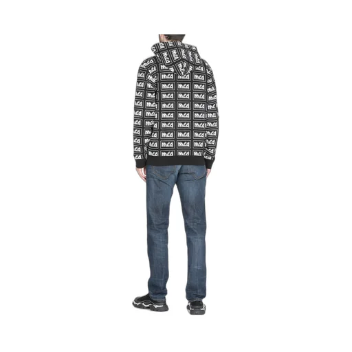 Printed Logo Hooded Sweater