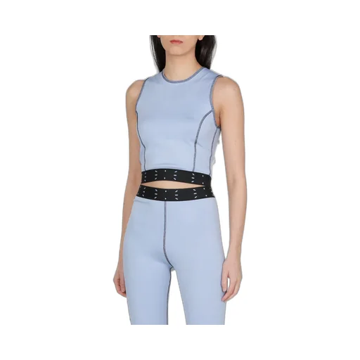 Contrast Trim Cropped Top