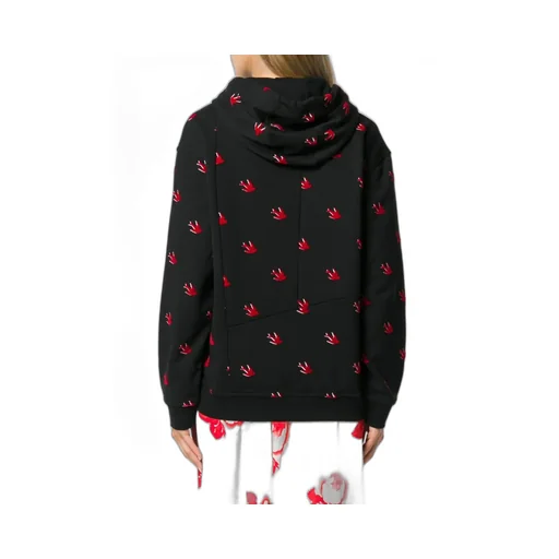 Swallow Printed Hooded Sweater