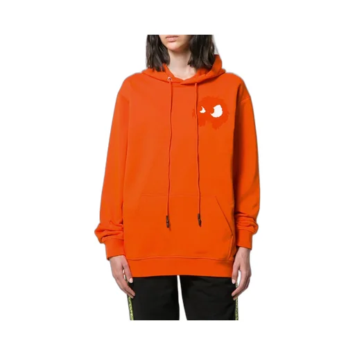 Monster Print Hooded Hoodie