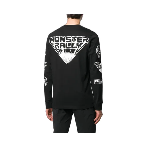 Monster Pattern Printed Hoodie