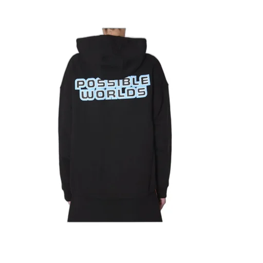 Pattern Printed Hooded Hoodie