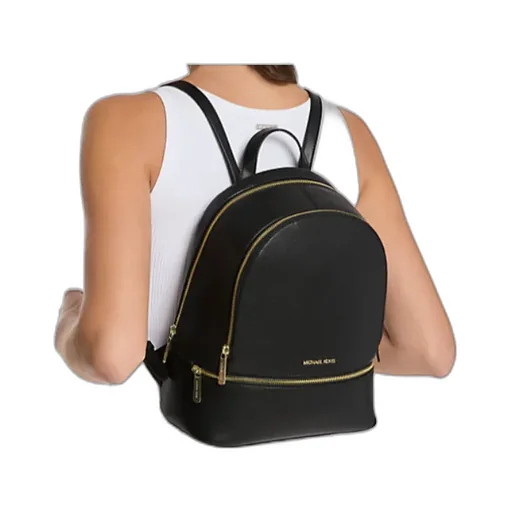 Rhea Medium Pebbled Leather Backpack