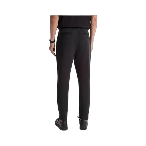 Pressed-Crease Tapered Trousers