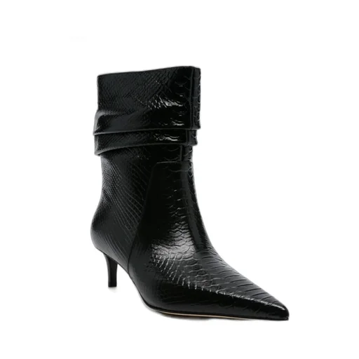 Pointed-Toe Pull-On Boots