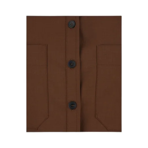 Classic Collar Patch Pocket Shirt