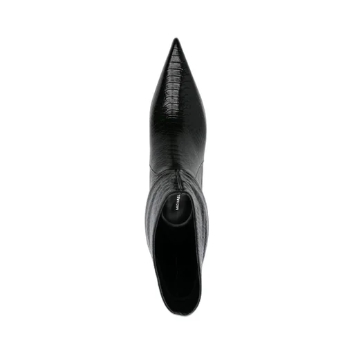 Pointed-Toe Pull-On Boots