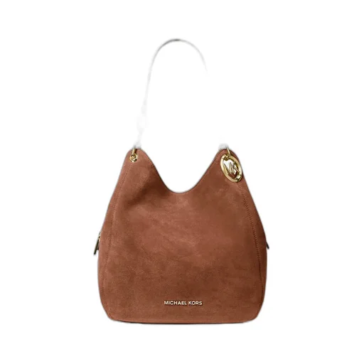 Lillie Large Suede Shoulder Bag