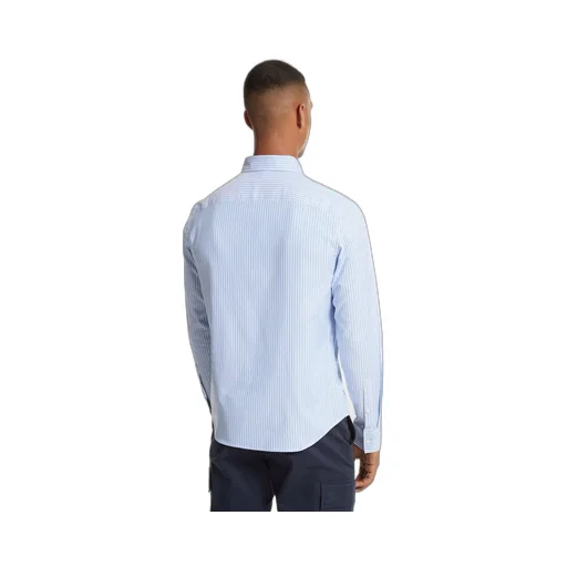 Vertical Stripe Long-Sleeved Shirt