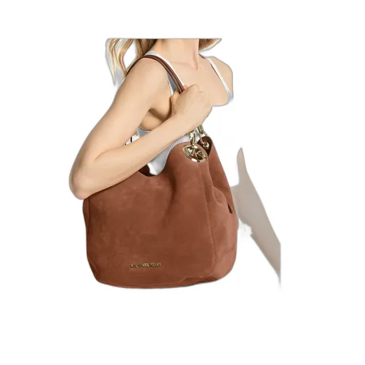 Lillie Large Suede Shoulder Bag