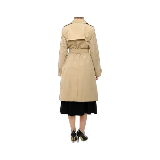 Belted Double-Breasted Trench Coat
