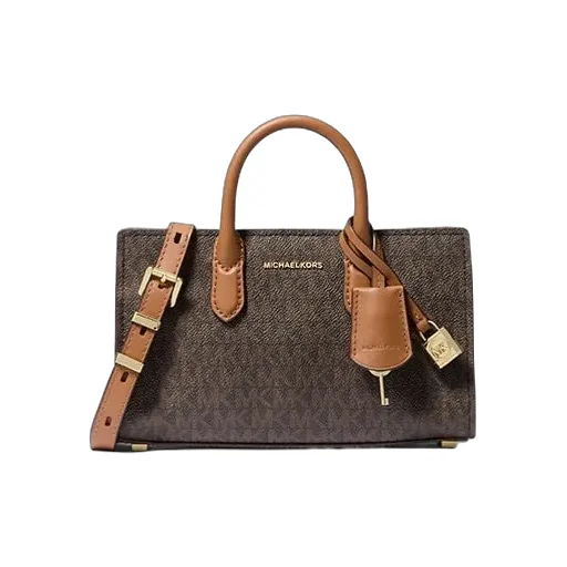 Scarlett Extra Small Monogram Logo-Plaque Tote Bag