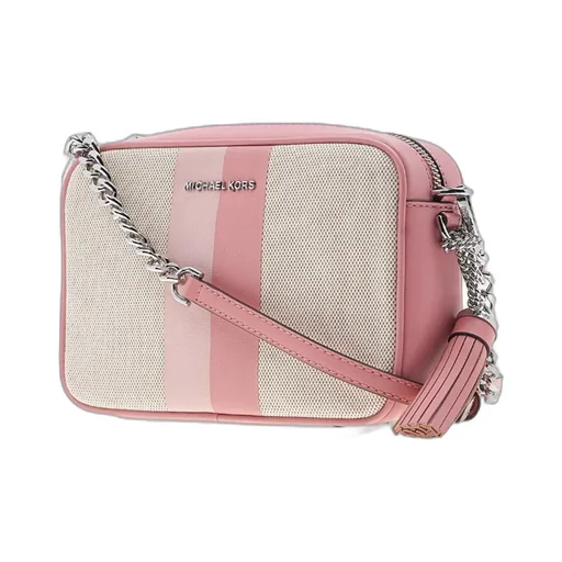 Stripe Camera Shoulder Bag