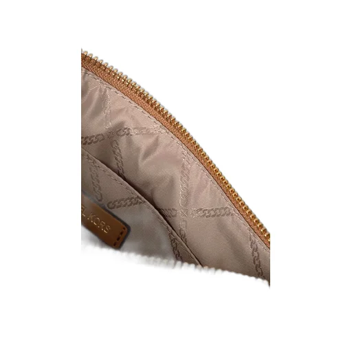 Logo-Embossed Leather Clutch