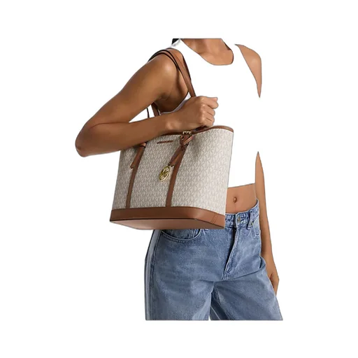 Jet Set Travel Small Logo Top-Zip Tote Bag