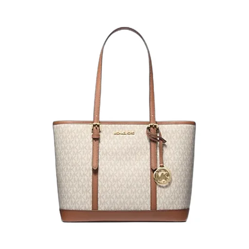 Jet Set Travel Small Logo Top-Zip Tote Bag