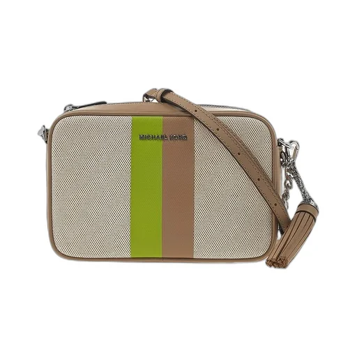 Stripe Camera Shoulder Bag