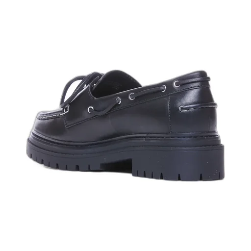 Round Toe Lace-Up Shoes