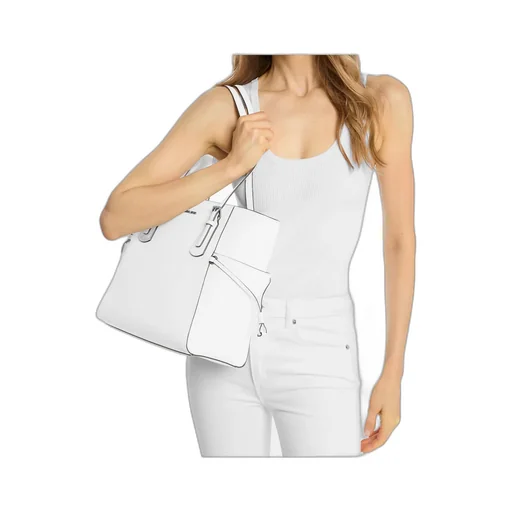 Voyager Large Saffiano Leather Tote Bag
