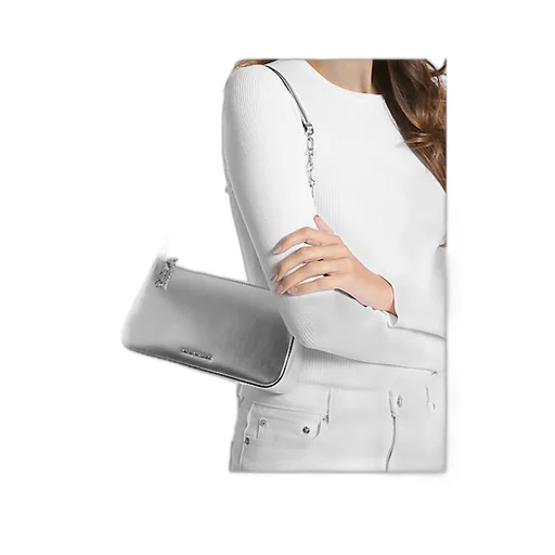 Empire Metallic Leather Shoulder Bag